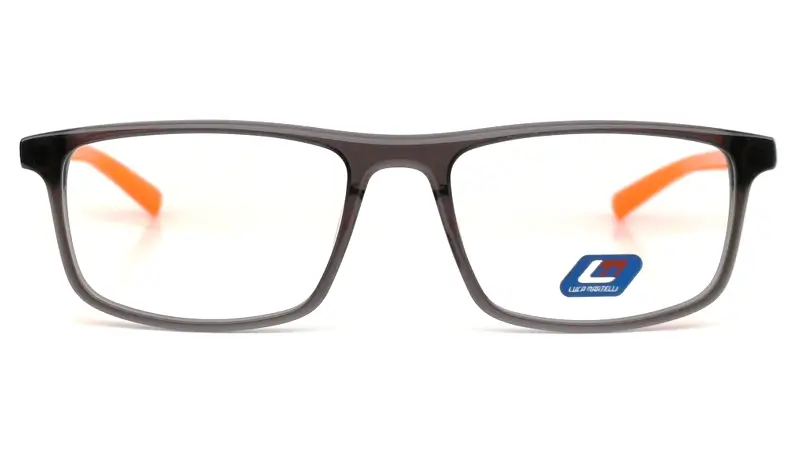 Pánská brýlová obruba Luca Martelli Sport LMS 053 c2 - šedá/modrá/oranžová