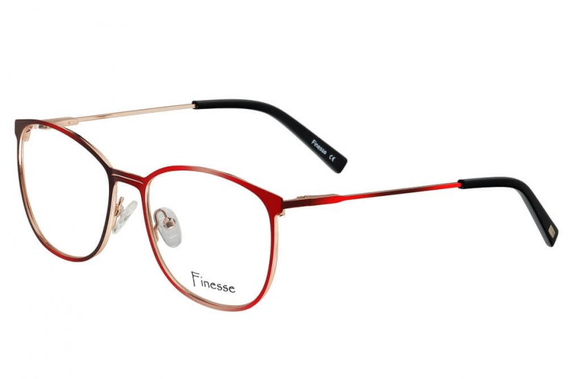Dámská brýlová obruba Finesse FI 033 c2 červená/černá