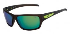 Unisex sportovní sluneční brýle s polarizací Cover 1725 černá-zelená