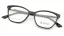 Dámská brýlová obruba s polarizačním slunečním klipem Eleven ELE1686 C1 - černá