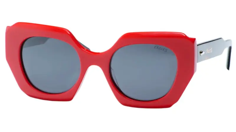 Dámské sluneční brýle EXCCES Polarized EX685-C02 - červená/hnědá