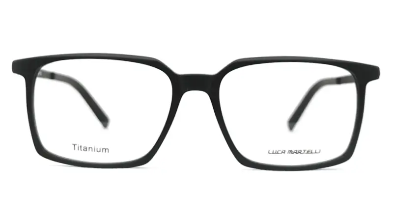 Pánská brýlová obruba Luca Martelli Titanium LM2201 COL. 03 - černá/modrá