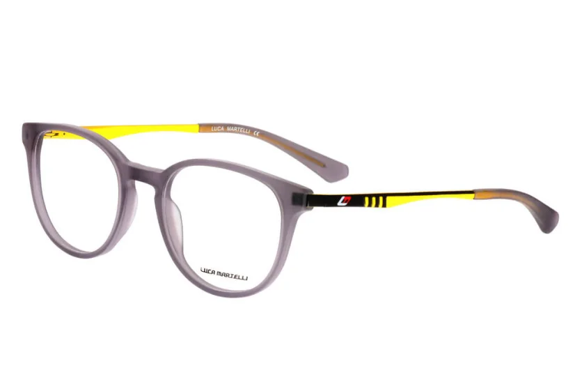 Unisex brýlová obruba Luca Martelli Sport Collection LMS 032 col. 02 šedá-žlutá