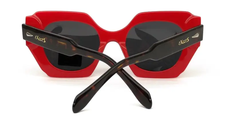 Dámské sluneční brýle EXCCES Polarized EX685-C02 - červená/hnědá