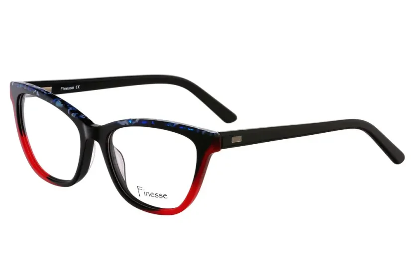 Dámská brýlová obruba Finesse FI 032 c5 černá/červená/modrá
