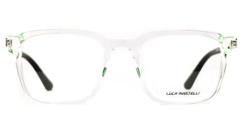 Pánská brýlová obruba Luca Martelli LM2208 Col. 04 - čirá/zelená/černá
