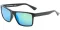 Unisex sluneční brýle HORSEFEATHERS 398060 c3 černá, zelený odlesk