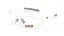Unisex sportovní brýle (set) 3F Optical 1020 - bílá