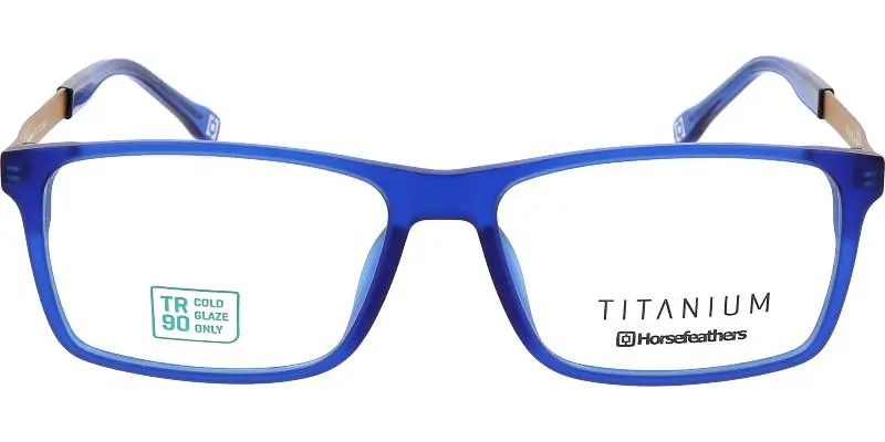Brýlová obruba HORSEFEATHERS 3518 c2 - modrá/žlutá