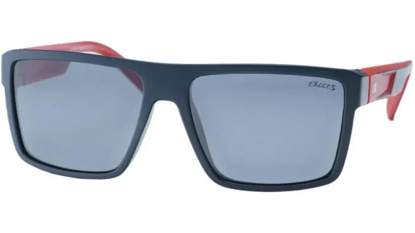 Pánské sluneční brýle EXCCES Polarized EX680 C01 - tmavomodrá/červená