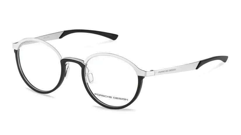 Luxusní brýlová obruba Porsche Design P8791 D - černá/stříbrná