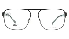 Pánská brýlová obruba TITANFLEX 820945 30 - šedá/tyrkysová