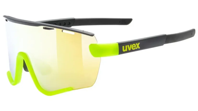 Sportovní brýle UVEX SPORTSTYLE 236 SET BLK-YEL.M/M.YEL CAT. 2 + CAT. 0 (S5330042616)