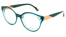 Dámská brýlová obruba Woodys 241008 ARICCIA 03 - tyrkysová/růžová