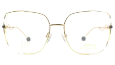 Luxusní zlacená dámská brýlová obruba EMILIA BY ENNI MARCO 23KT IV67-019 col.01 - zlatá