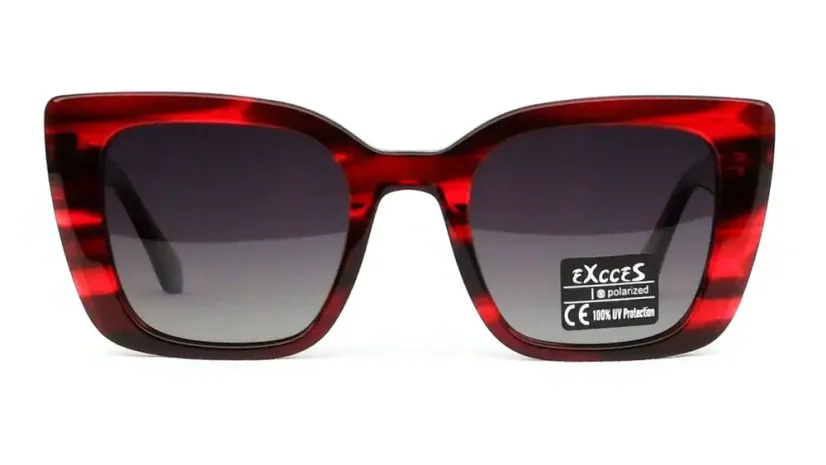 Dámské sluneční brýle EXCCES Polarized EX735AC C04 - vínová