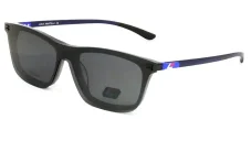 Sportovní brýlová obruba se slunečním polarizačním klipem LUCA MARTELLI SPORT LMS074 Col. 03 - šedá/modrá/tmavěmodrá