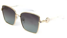 Dámská sluneční brýle EXCCES polarized EX639 c01 - zlatá/slonová kost