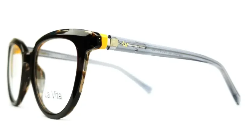 Dámská brýlová obruba La Vita RGK006 C2 - šedá/hnědá/oranžová