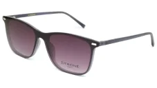 Brýlová obruba se slunečním klipem ZITRONE ZN 18-027 Col.34P - šedá