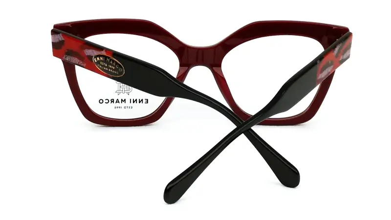 Dámská brýlová obruba ENNI MARCO IV43-146 37P - vínová/černá