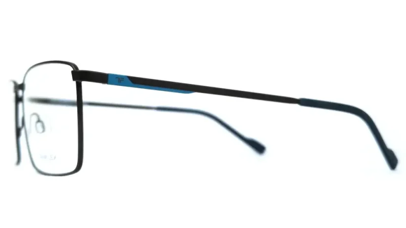 Pánská titanová brýlová obruba TITANFLEX 820942 60 - tmavohnědá/tyrkysová
