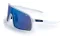 Sportovní štítové sluneční brýle s polarizací 3F Zephyr 1908 - bílá, modrý odlesk