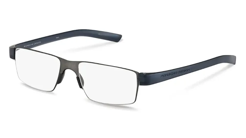 Brýle na čtení Porsche Design P8813 B - šedá/kovová