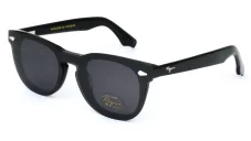 Brýlová obruba se slunečním polarizačním klipem Rigiro RGR-23028 c1 black - černá