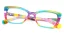 Dámská brýlová obruba TUSSO-481 magic - modrá/růžová/zelená/žlutá