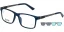 Pánská brýlová obruba se dvěma slunečními klipy MONDOO clip-on 0630 c2 - tmavě modrá/černá