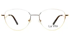 Dámská brýlová obruba La Vita MLW23009 C3 - bílá/zlatá