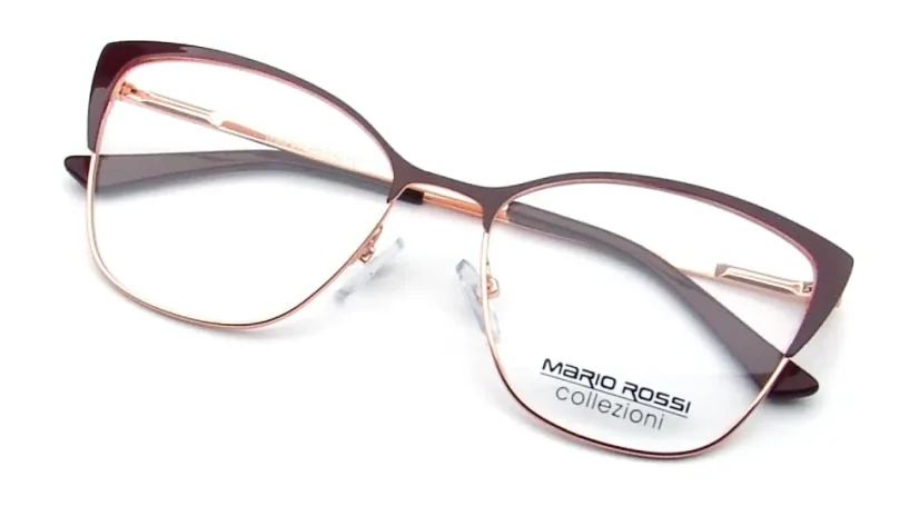 Dámská brýlová obruba MARIO ROSSI MR 02-674 21 - vínová/zlatá