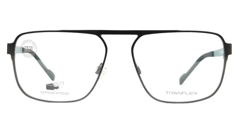 Pánská brýlová obruba TITANFLEX 820945 30 - šedá/tyrkysová