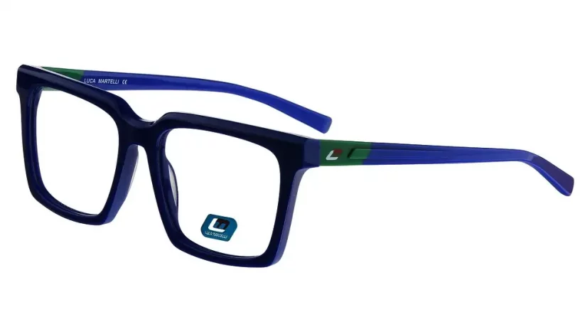 Pánská brýlová obruba Luca Martelli Sport Collection LMS 045 col.2 - tmavě modrá, zelená