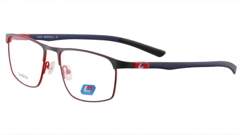 Pánská brýlová obruba Luca Martelli Sport collection LMS073 Col. 03 - černá/červená/tmavě modrá