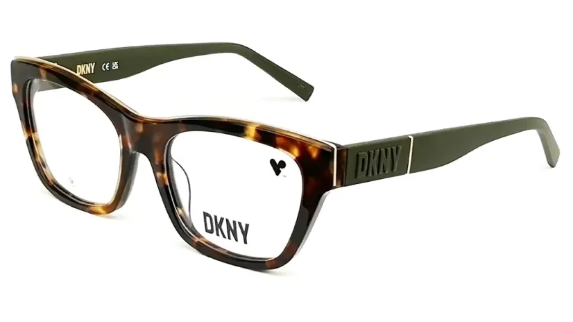 Dámská brýlová obruba DKNY DK5063 281 - hnědá (havana)/zelená (khaki)