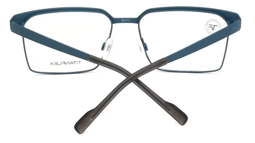 Pánská brýlová obruba TITANFLEX 820989 37 - šedá/modrá