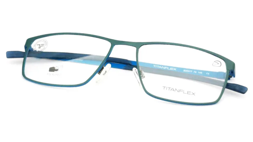 Pánská brýlová obruba TITANFLEX 820977 70 - tyrkysová/modrá