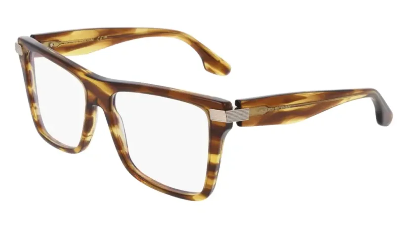 VICTORIA BECKHAM VB2677 224 - hnědá/žlutá (žíhaná)