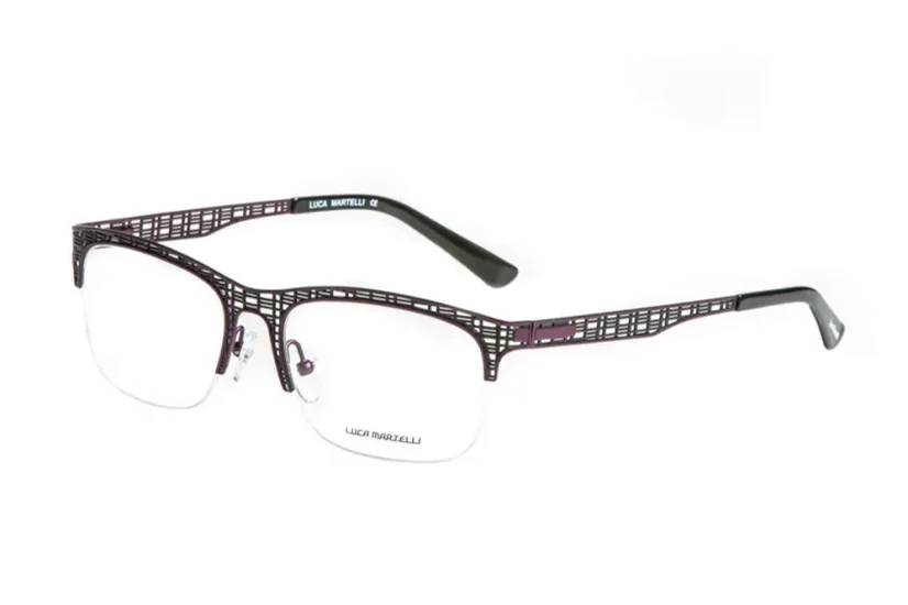 Dámská brýlová obruba Luca Martelli LM 176 C3 - černá/fialová