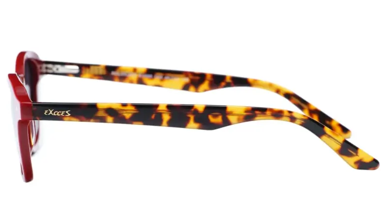 Unisex sluneční brýle EXCCES polarized EX686-C05 - vínová/hnědá/žlutá
