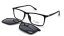 Cooline 057 black-silver mirror 2V1 51-17-142 + clip-on