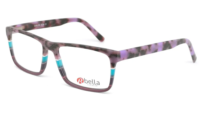 Dámská brýlová obruba Bella BE 8126 C1 - růžová/šedá/modrá