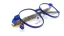 Brýlová obruba V.DESIGN VD6113 Daniel BL - modrá/hnědá