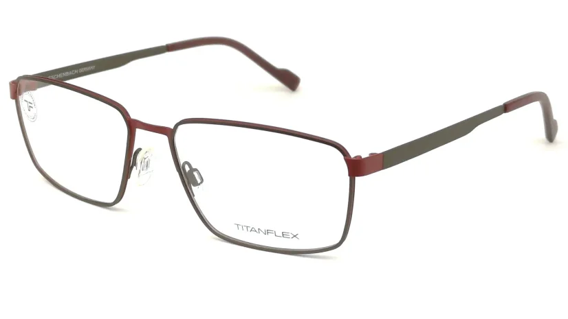 Pánská brýlová obruba ESCHENBACH TITANFLEX 820916 35 - vínová/černá