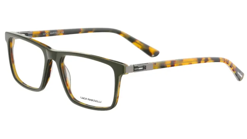 Pánská brýlová obruba Luca Martelli LM2190 COL. 04 - khaki/hnědá