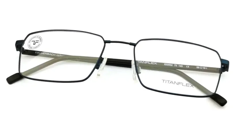 Brýlová obruba TITANFLEX 820932 70 - tmavě modrá/černá