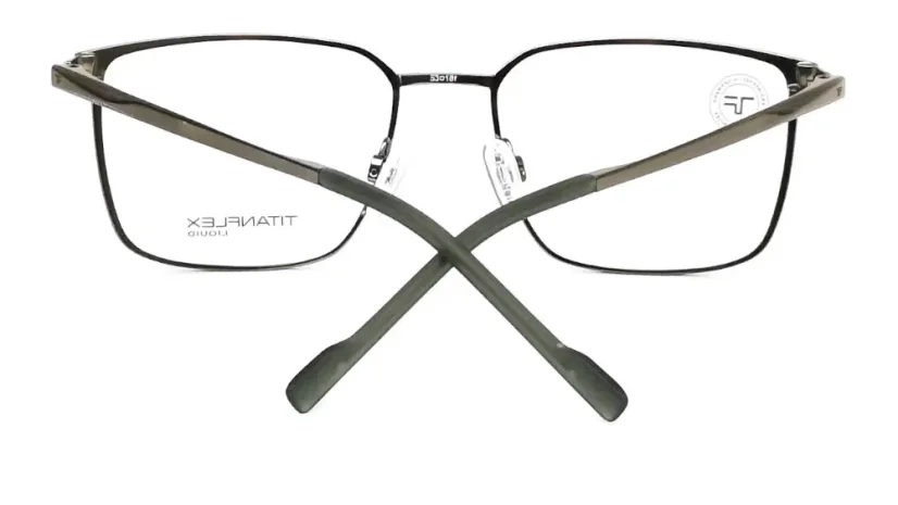 Brýlová obruba TITANFLEX 820950 40 - zelená/kovová/šedá