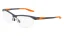 Pánská sportovní brýlová obruba NIKE NI7401 034 - černá/oranžová